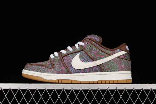 All categories Nk SB Dunk series Nk SB Dunk Low low-top sneakers F version Nk SB Dunk Low "Paisley" new cashew flower SB low-top sports and leisure sneakers DH7534-200